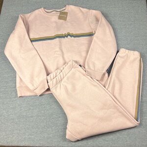 Patagonia NWT Ridge Rise Stripe Uprisal Sweatshirt and Sweatpants Size Large